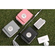 꼬매다 레더 명품 앱송가죽 화이트 콤보 거리측정기 케이스, 블랙