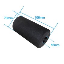 거꾸리 운동기구 전동 4 조각 스폰지 슬리브 피트니스 장비 물구나무 서기 기계 앙와위 보드 덤벨 스툴 후크 발 그립 핸들 그립 슬리브 교체, 106mm