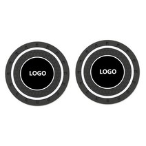 레니게이드튜닝 자동차 코스터 워터 컵 홀더 미끄럼 방지 패드 지프 레니게이드 패트리어트 랭글러 그랜드, 01 Black_32 For Mercedes AMG