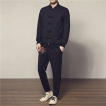 남자 개량한복 퓨전 마고자 빈티지 차이나 계량 생활 자수 빅사이즈