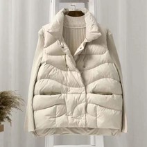 CHINA 여성 여자 오리털 덕다운 베스트 조끼 데일리룩 KL180