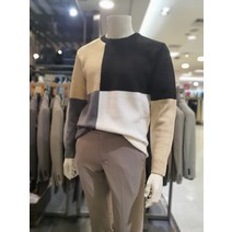 지이크 파렌하이트 F/W 배색 풀오버 니트 FWF22UCH8303