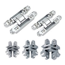 철물의민족 숨은경첩 3D 히든경첩 4344 힌지 매립경첩 위치조절 정첩 소스, 204, 1개