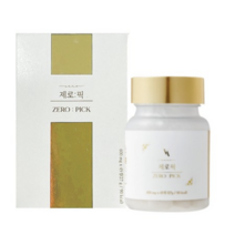 [정품] 제로픽 zero pick 브로멜라인 보이차, 1box, 600mgX45정(27g/90kcal)