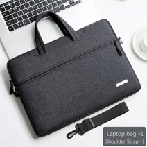 노트북 가방 슬리브 케이스 for macbook air pro m1 lenovo dell huawei 핸드백 서류 가방, 13인치 13.3인치, 드락 그레이 C