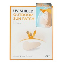 ETN 아이오페 UV 쉴드 아웃도어 선패치 4매입 골프 선케어, 아이오페 UV쉴드 선패치