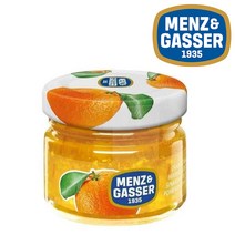 멘즈앤가써 오렌지잼 미니 28g / 맛있고 건강한 이탈리아 프리미엄 과일잼 포션잼 미니잼 유기농 오가닉 비건 글루텐프리