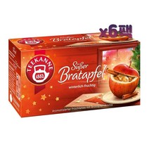 Teekanne 독일 스위트 시나몬 애플 티 20티백 x6팩 Bratapfel