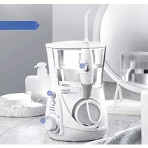 구강세정기 구강 물치실 칫솔 워터 워터픽 치간 치석, 화이트 노즐9개 포함