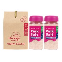 히말라야 핑크소금 선물세트 400g x 2개입 고운소금 돌잔치 답례품 천일염 커피 돌잔치 답례품, 히말라야핑크소금400gx2개(고운입자)