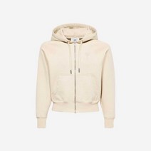 아미 스몰 하트 로고 후드 집업 바닐라 AMI de Coeur Zipped 후드 Vanilla