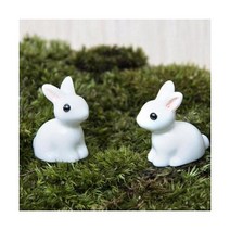 [도매상가] 장식용 미니 토끼 인형 인테리어 소품 화분 수족관 실내 데코 카페 홈아트, 단품, 단품