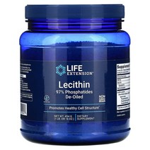 Life Extension 라이프 익스텐션 레시틴 분말형 16oz 454g Lecithin Powder