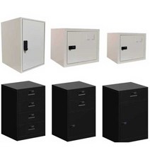 비밀번호서랍장 스틸 사물함 금고 보안 사무실 락커, 캐비넷 화이트 1.1mm