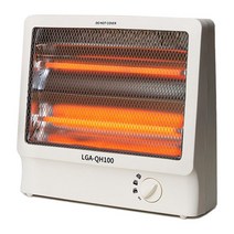 FOR LG LGA-QH100 전기히터 2단 석영관 무소음 미니 사무실 발난로 겨울철 난방기 캠핑 낚시 휴대용 온풍기