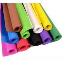 1mm 두께 4949 cm EVA 폼 종이 스폰지 폼 KraFt PaPer foamiran for needlework 공예 꽃, 10가지 색상