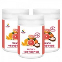 프랑스산 자몽 오렌지 농축분말 230g 3통 8가지부원료 건강 분말 건강기능, 3개