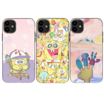 스폰지밥 폰케이스 아이폰 14프로맥스 뚱이 집게사장 귀여운 애니메이션 캐릭터 주문제작 범퍼케이스