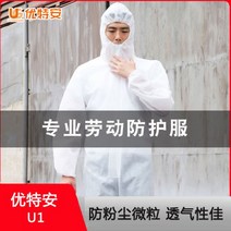 방수 방진 오염방지 작업복 보호 복 원피스 전신 농장 일회용 산업용 스프레이 페인트 특수 살충제 격리, XXL_U1-PP 부직포(방진)