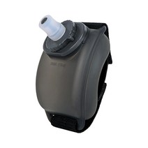 WRELS 러닝 손목 물병 200ml 휴대용 접이식 소프트 플라스크 사이클링 여행용 (200ml 7온스) 포함 168302, 블랙입니다.