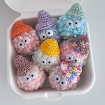 털모자 모자 먼지 털 털복숭이 귀여운 겨울 소품샵 커플 핸드폰 악세사리 그립톡