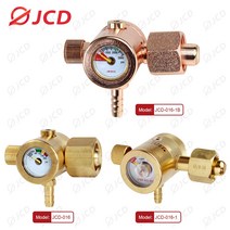 JCD-G5/8 인치 0-25Mpa 아르곤 CO2 Mig 유량계 가스 조절기 용접 게이지 감압기, 03 JCD-016