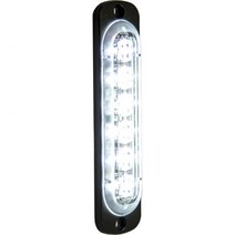 구매자 제품 8891911 얇은 4.5인치 수직 LED 스트로브 조명 투명, Clear