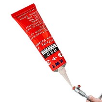 개스킷 가스켓 가스켓 실러 고온 레드 RTV 엔진 씰링 접착제 100g 수리 금속 도어 다기능 실란트, 한개옵션0