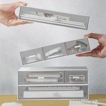 책상 수납 데스크 오거나이저 오피스 사무실 문구용품 소품 정리 보관 서랍, 서랍_2칸