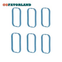 공기 흡입 호스 공기 흡입 파이프 6pcs 상부 흡기 매니폴드 개스킷 05184562ac 지프 랭글러 2012-2018 닷지 램 2011-2018 크라이슬러 200 300, 없음