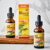 프로폴리스 스포이드 원액 폴리폴리스 액 수용성 플로폴리스 추출물 플라보노이드 캐나다 무알콜 액상 리퀴드 항산화 구강 항균작용 영양제, 프로폴리스액 2개