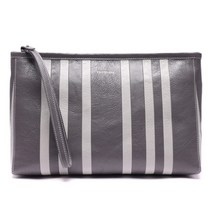 BALENCIAGA [명품]발렌시아가 22SS 여성 BARBES 스트라이프 클러치백 ..