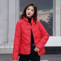 숏 패딩 여성 경량 학생 다운 점퍼 겨울 따뜻한
