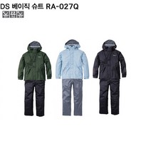 시마노 RA-027Q 베이직 슈트 레인슈트 비옷 우비, 카키S