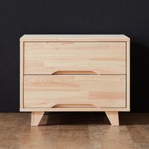 편백나무 원목 2단 서랍장 협탁 600/ 피톤치드홀딩스