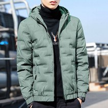 FANSYLI 남성 숏패딩 겨울 패딩 하프코트 10F