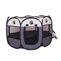 쿠션하우스 강아지집 애견하우스 고양이 경량 휴대용 접이식 애완 동물 출산 방 개 집 내구성 놀이펜