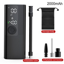 8000mah 공기 압축기 12v 150psi 전기 무선 에어 서스 펜션 호환 164, 2000mah 펌프