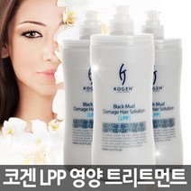 코겐 블랙머드 데미지 헤어솔루션 LPP트리트먼트 1000ml+코겐 순콜라겐파우더 3g, 1개, 1000ml