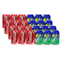 코카콜라 업소용 355ml x 12p + 스프라이트 355ml x 12p, 1세트