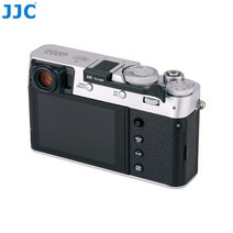 [JJC] 후지X100V X100F X-E3 X-E4 카메라엄지그립 블랙/실버, 블랙