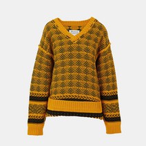 기타 [명품]메종마르지엘라 22SS 옐로우 브이넥 울 니트 S51GP..