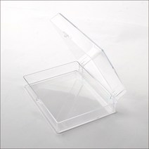 사각케이스(접이식-투명) 34.7mmx119.4mmx92.4mm/1pcs 사각프라스틱케이스 (P.S) 오피스안
