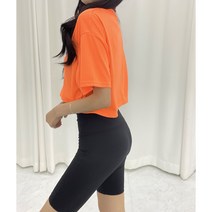 [쿨~메쉬소재] 박시크롭티 애슬레저룩 헬스복 필라테스복 요가복 운동복 애슬레저룩상의 여름티셔츠 메쉬크롭티