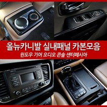 올뉴카니발 전용 실내 실외 인테리어 튜닝 악세사리 모음, 09_오디오프레임-화이트카본
