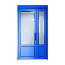 애드도어 스윙비대칭오픈형 양개여닫이 현관중문 1200mm, 1조