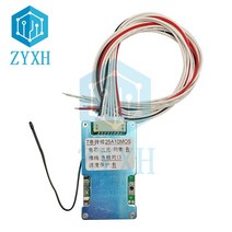 베터리악세사리 ebikeescooter용 ntc 온도 보호 기능이 있는 균형 잡힌 bms 7s 24v 15a 20a 25a 리튬 18650 배터리 충전 보드 이퀄라이저