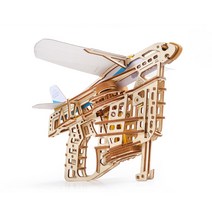 유기어스 3D 목재 퍼즐 우든시티, 3D목재퍼즐 비행기 슈터 (Flight Starter), 198p
