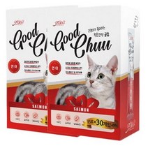 갓펫 굿츄 고양이 간식 15g x 30p, 연어맛, 2개