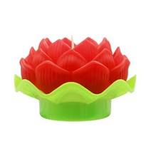 연등 소원등 부처님오신날 불교 초파일 연화등 부동 연꽃 빛 방수 LED 물 풍경 연못 꽃 밤 램프, 01 빨간